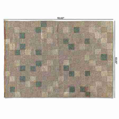Baxton Studio Barbon Modern and Contemporary Ivory and Grey Handwoven PET Yarn Indoor and Outdoor Area Rug 187-11856-Zoro